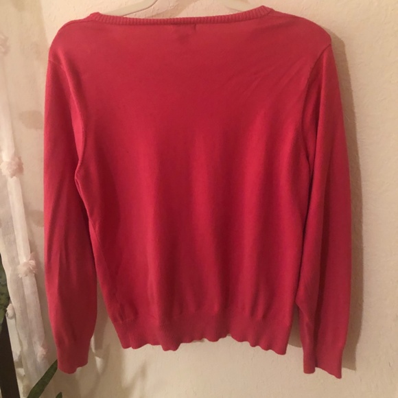 LL Bean Cardigan Pink - Picture 3 of 3